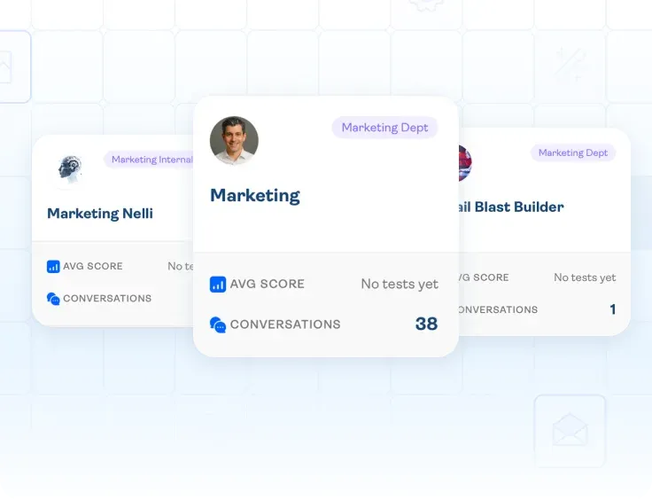 One dashboard, your whole AI team