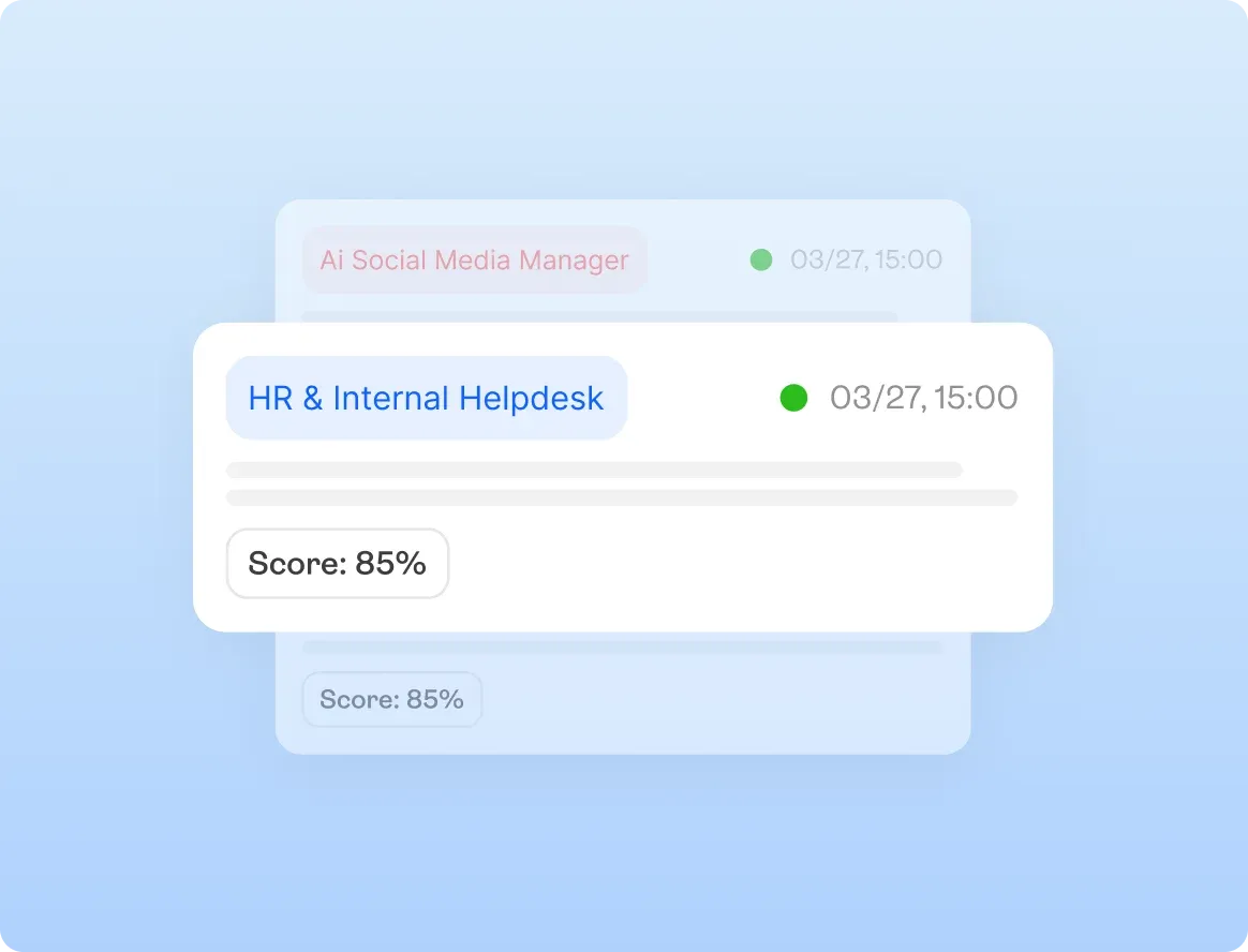 The Inbox — every chat, scored
